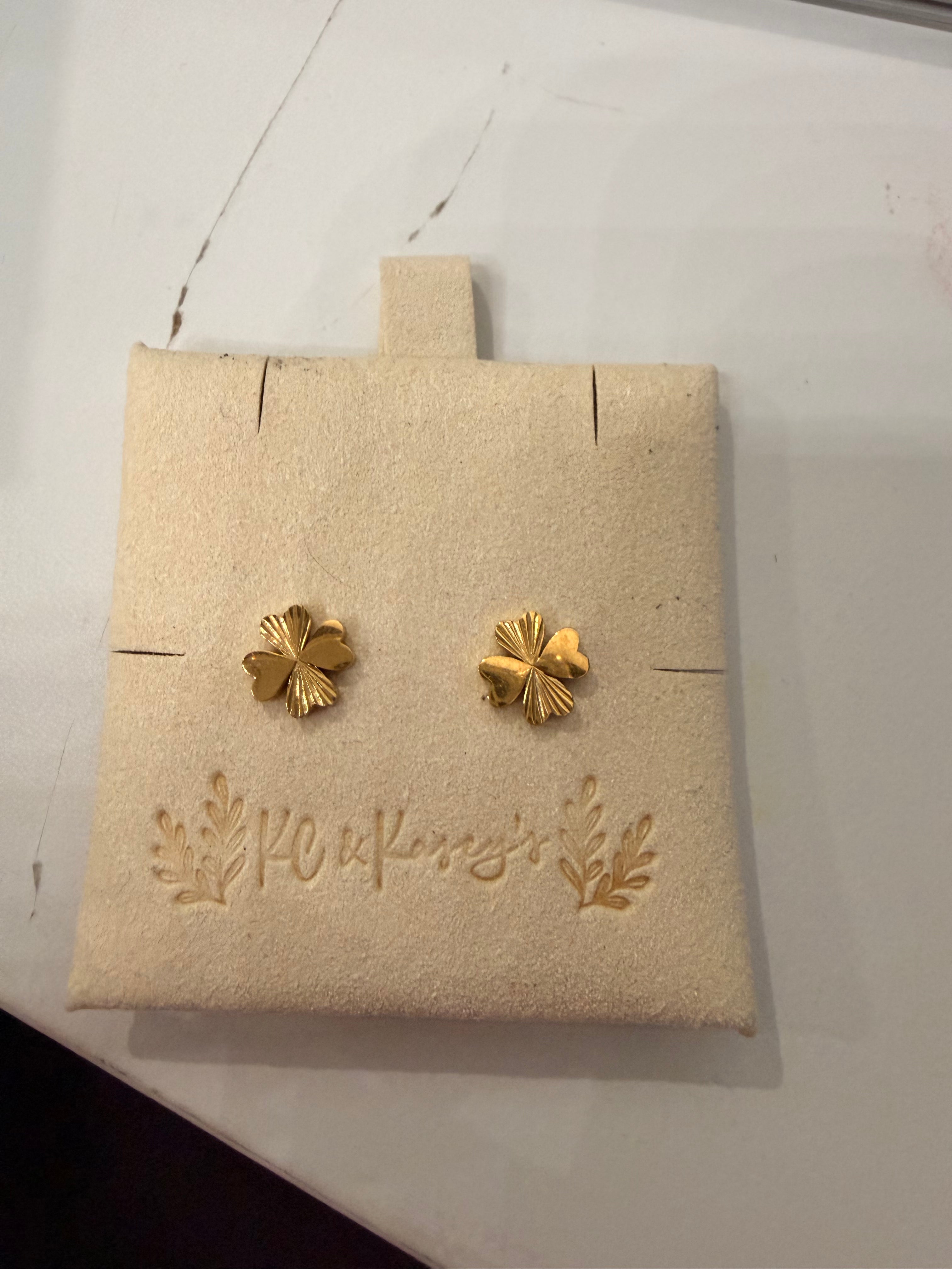 Four Leaf Clover Studs