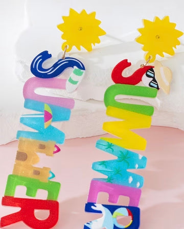 Summer Acrylic Earrings