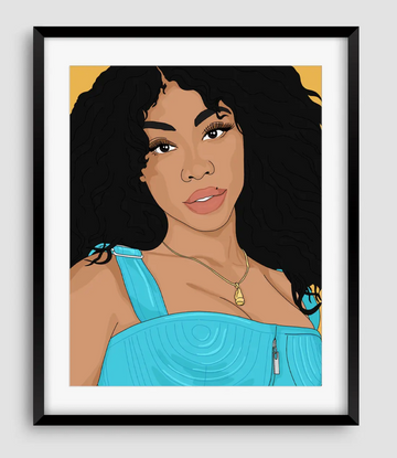 Fine Art: Sza 11x14