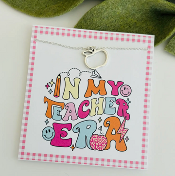 Teacher Era Gift Necklace