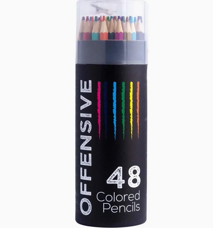 Offensive Colored Pencils