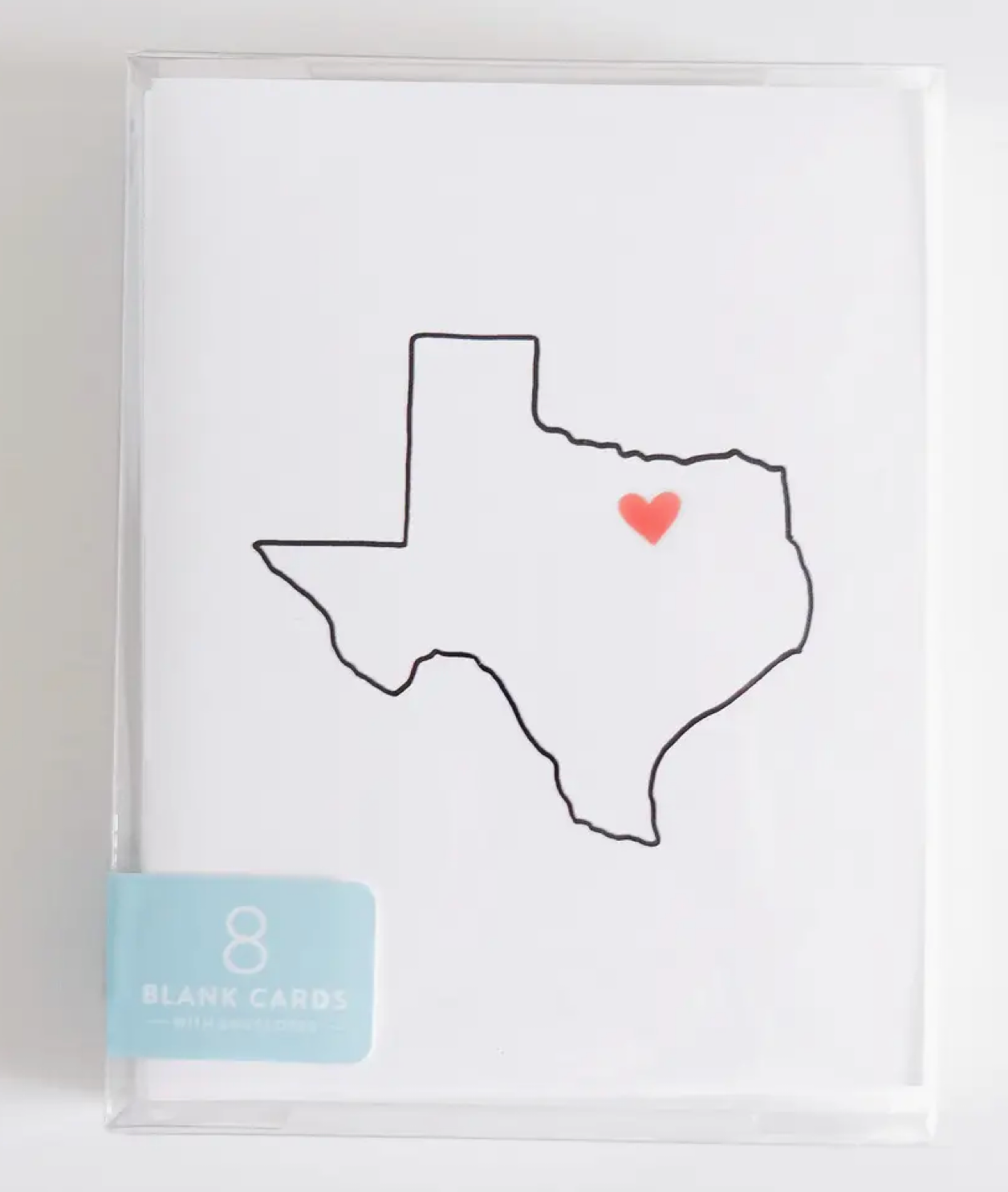 Texas Heart Stationary Set