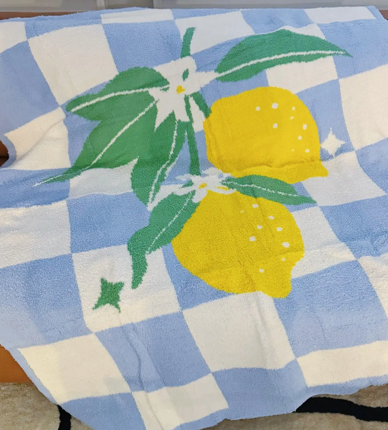 Lemon Throw Blanket
