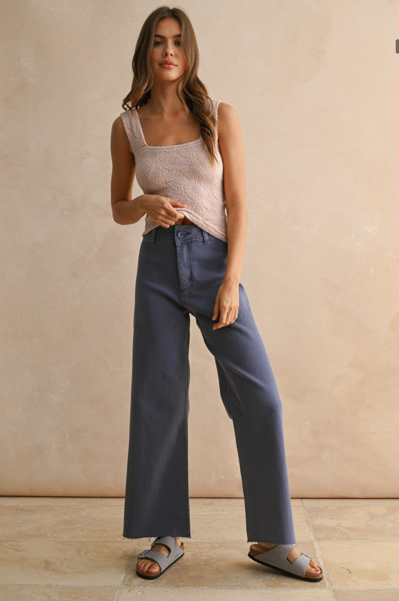 Taylor Wide Leg Denim Pant
