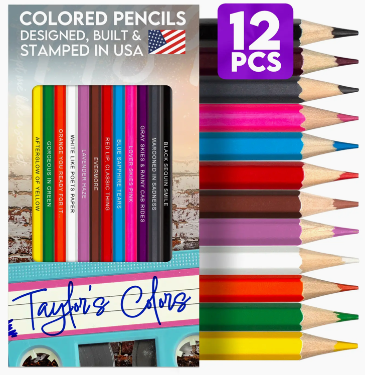 Colored Pencil Set for Fans